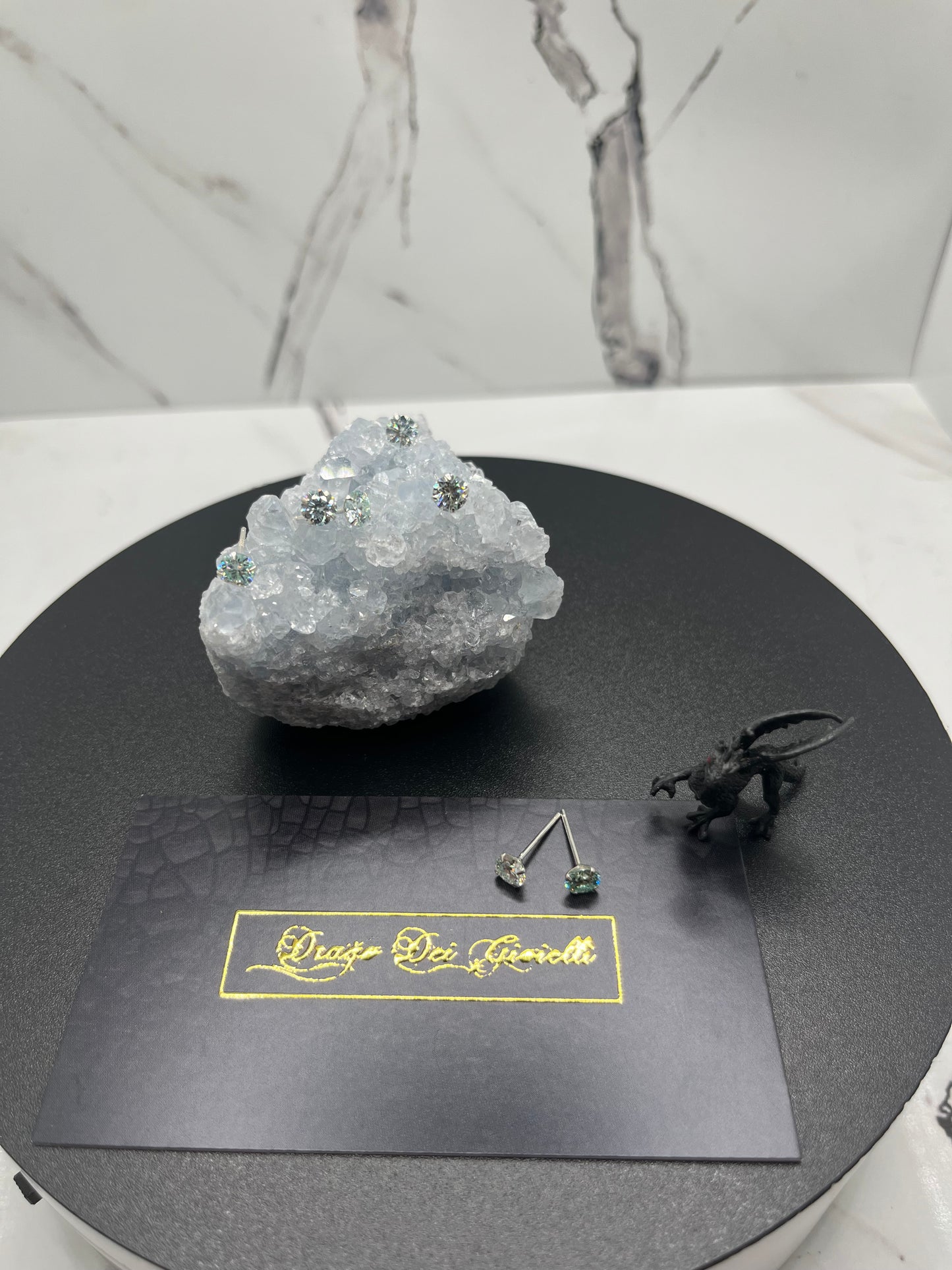 .925 .5 Ct Moissanite Earring