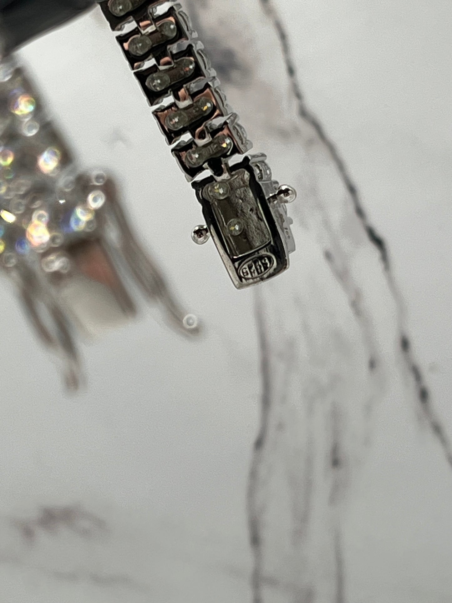 7MM VVS D Color Moissanite Double Row Tennis Bracelet