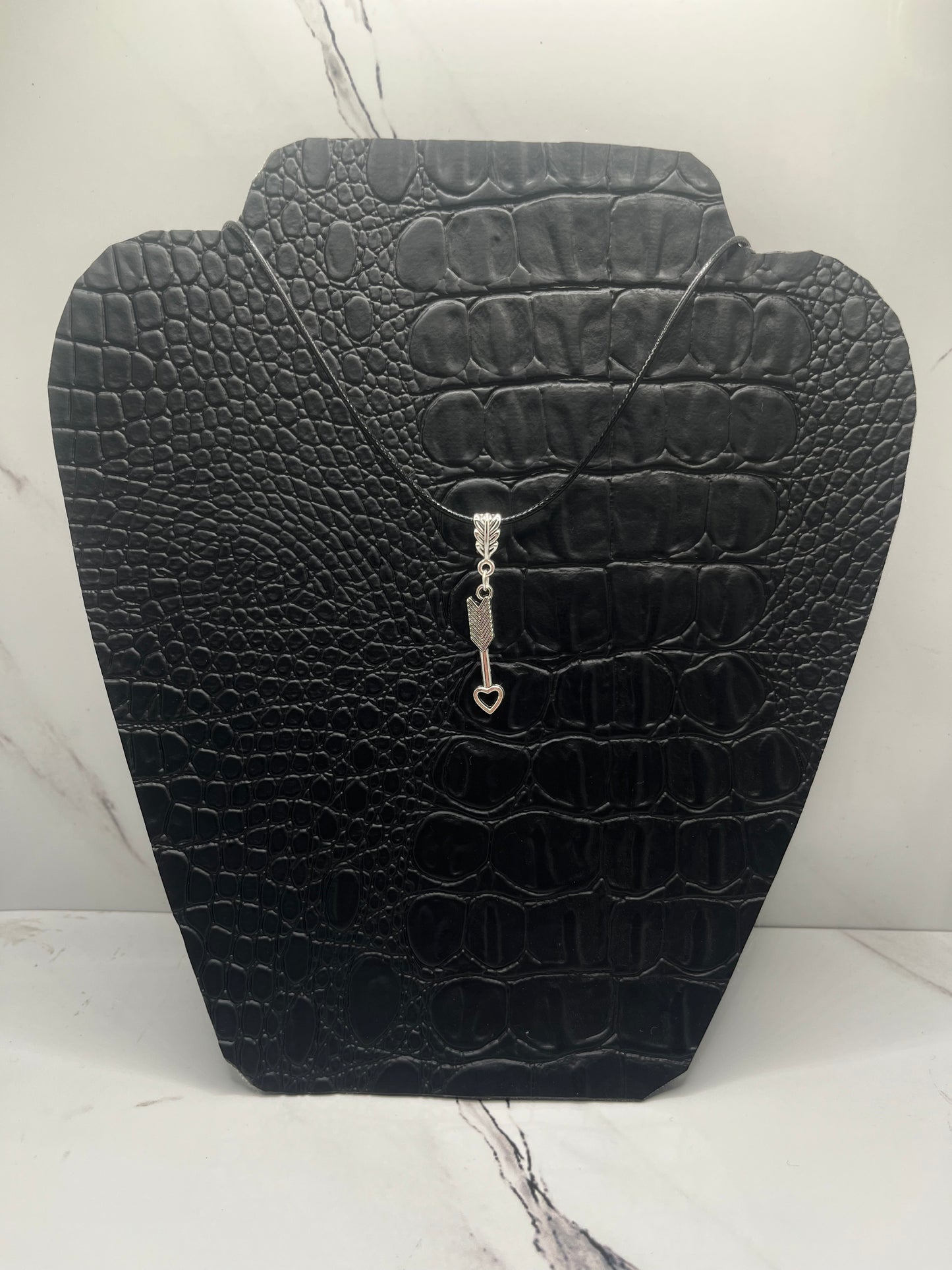 Heart Tip Arrow Charm Necklace