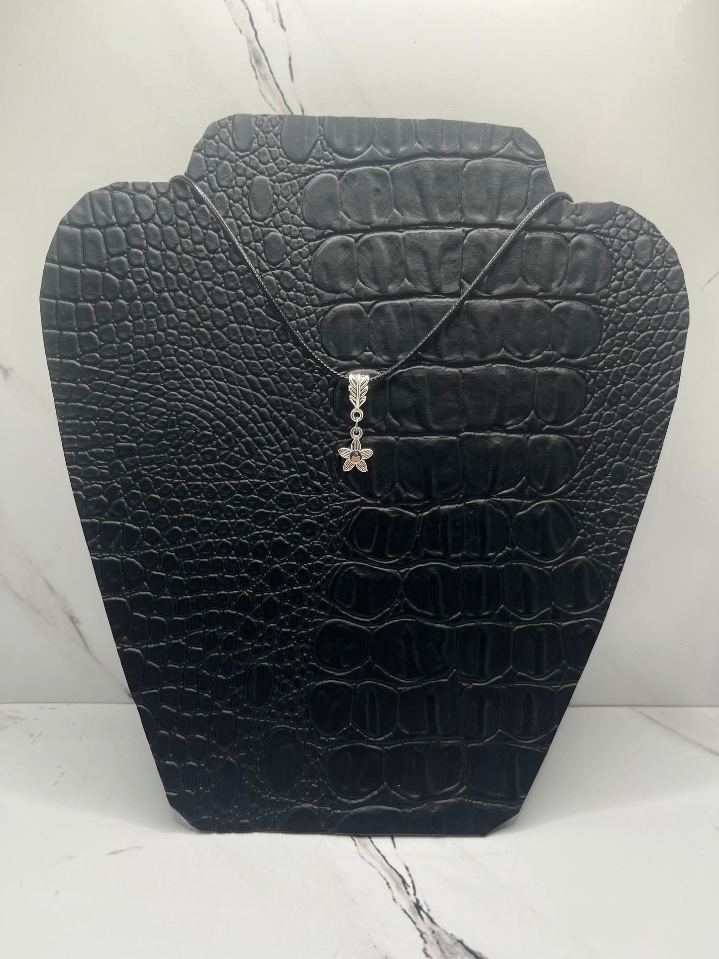 Sun Flower Charm Necklace