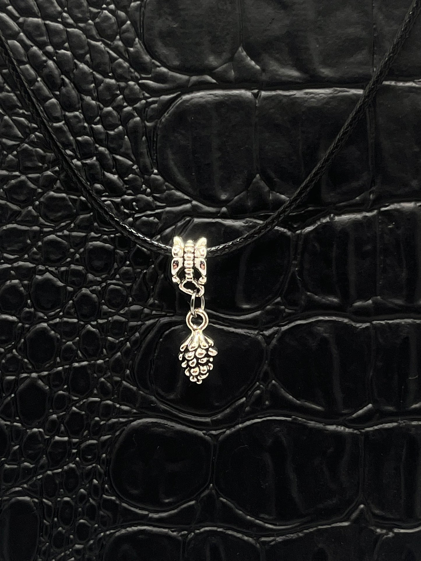 Pinecone Charm Necklace