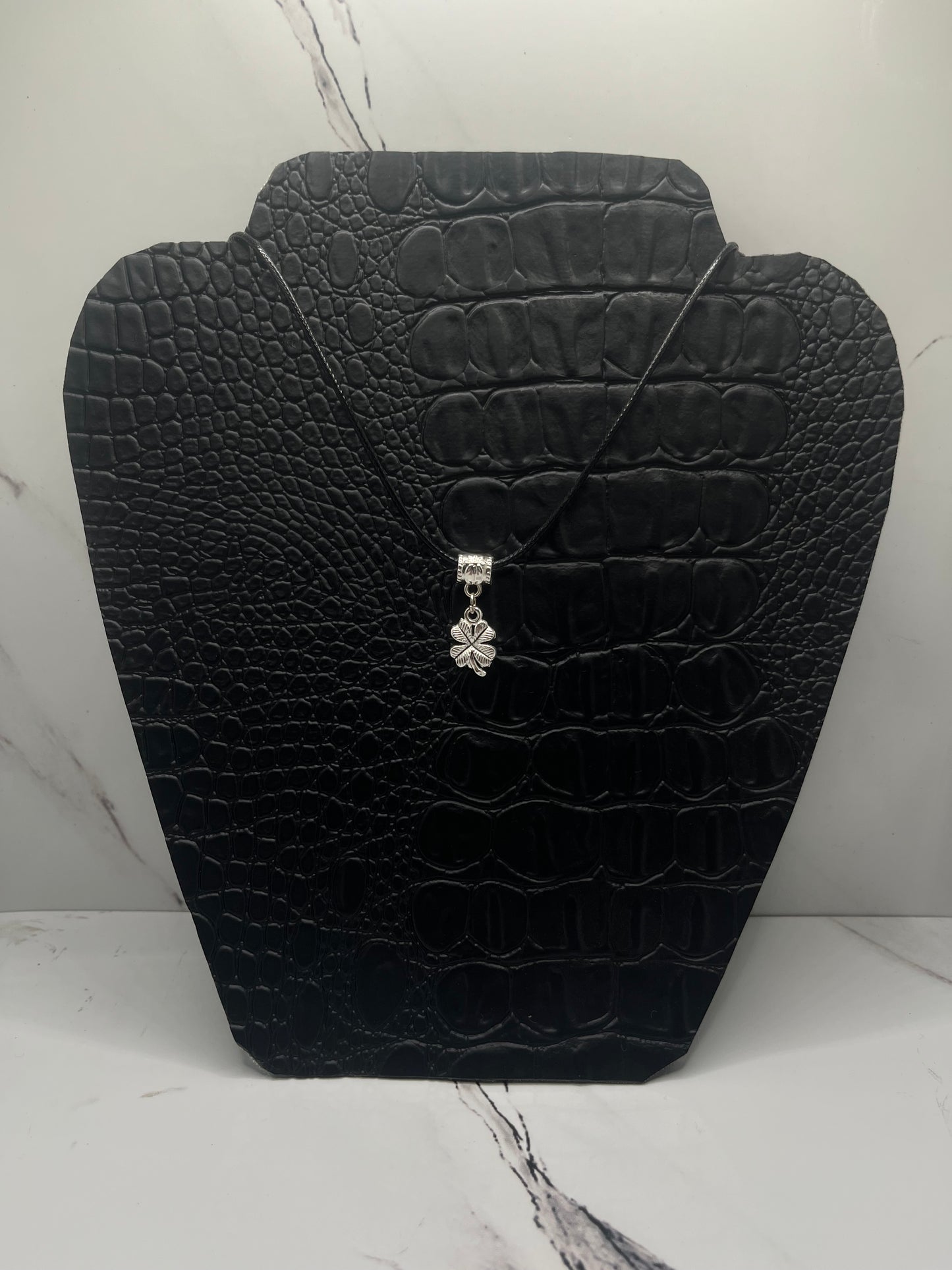 Lucky Four Leaf Clover Charm Necklace