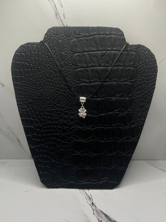 Lucky Four Leaf Clover Charm Necklace