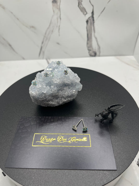 .925 .5 Ct Moissanite Earring