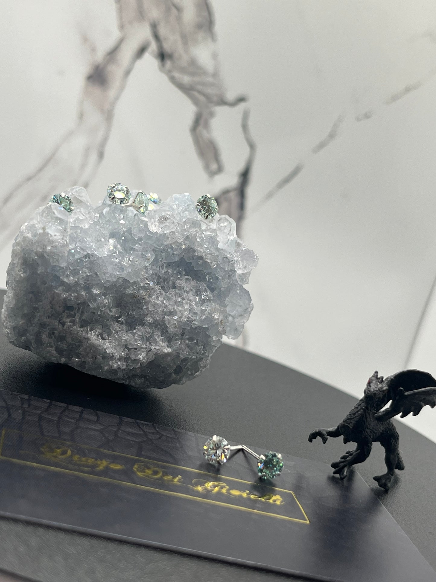 .925 .5 Ct Moissanite Earring