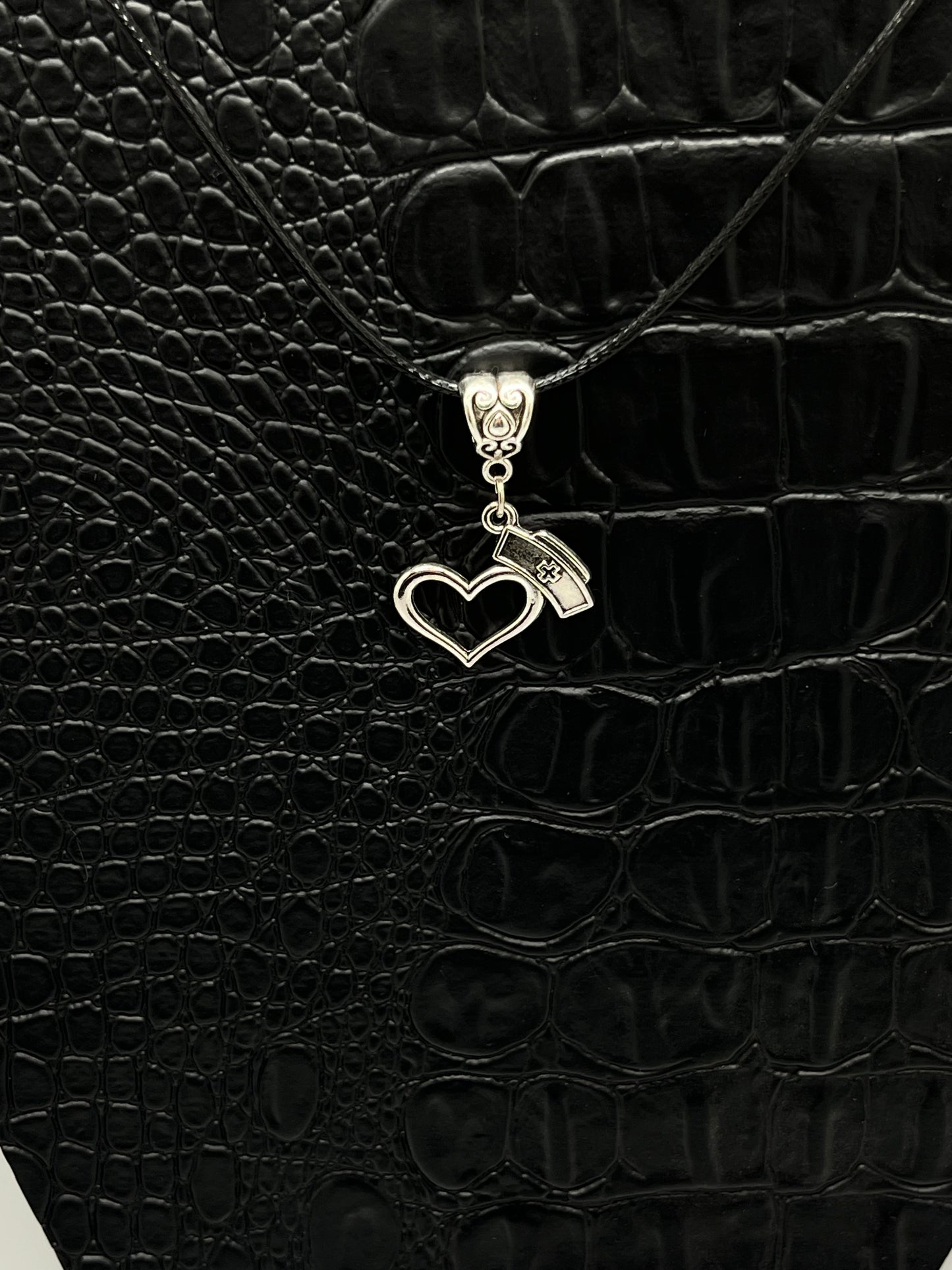 Heart Medical Charm Necklace