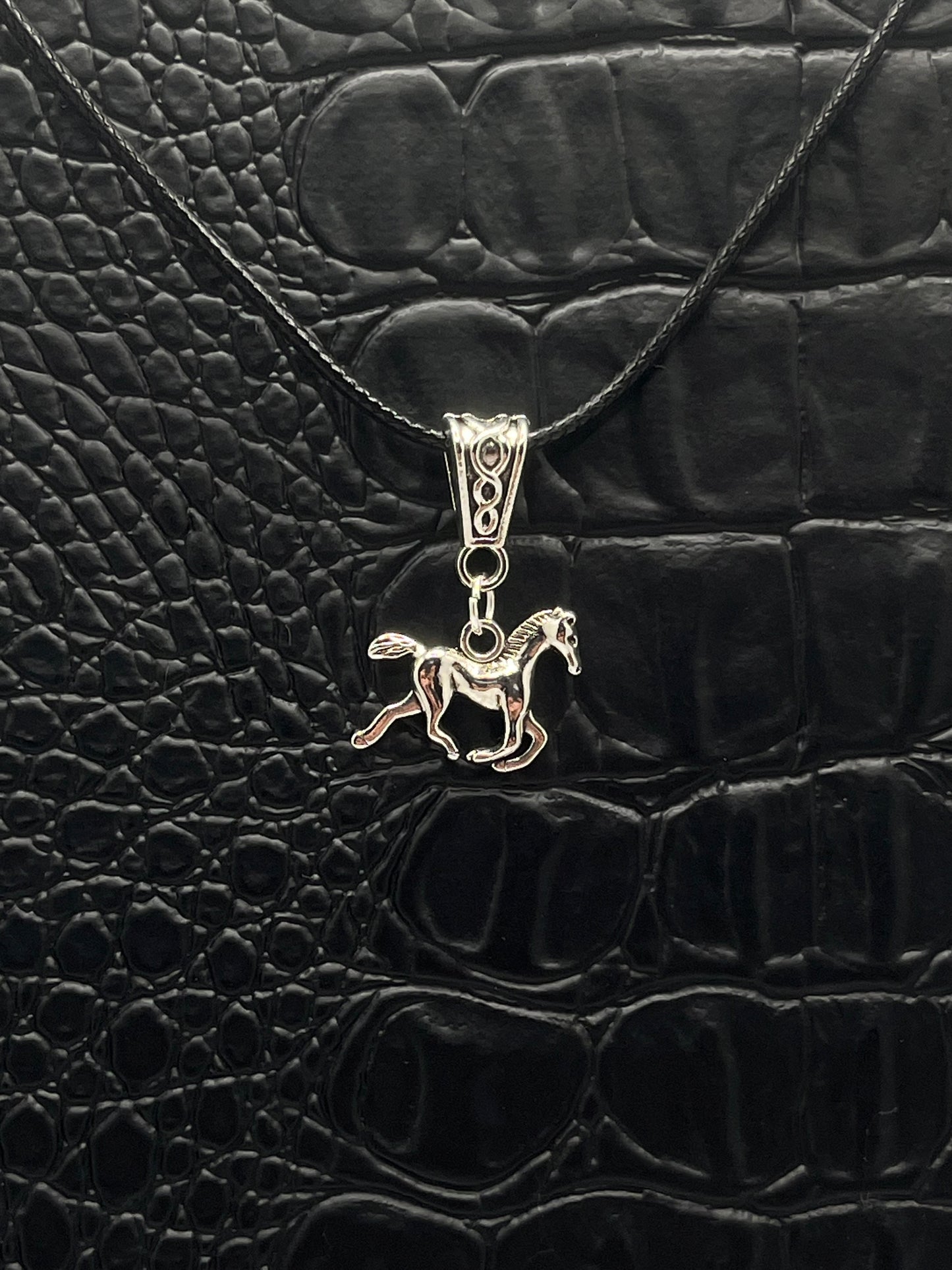 Stallion Horse Charm Necklace