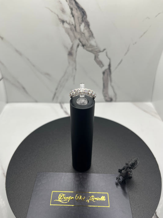 4MM VVS D Color Moissanite Cluster Ring