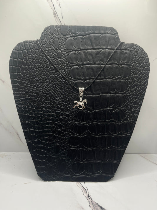 Stallion Horse Charm Necklace