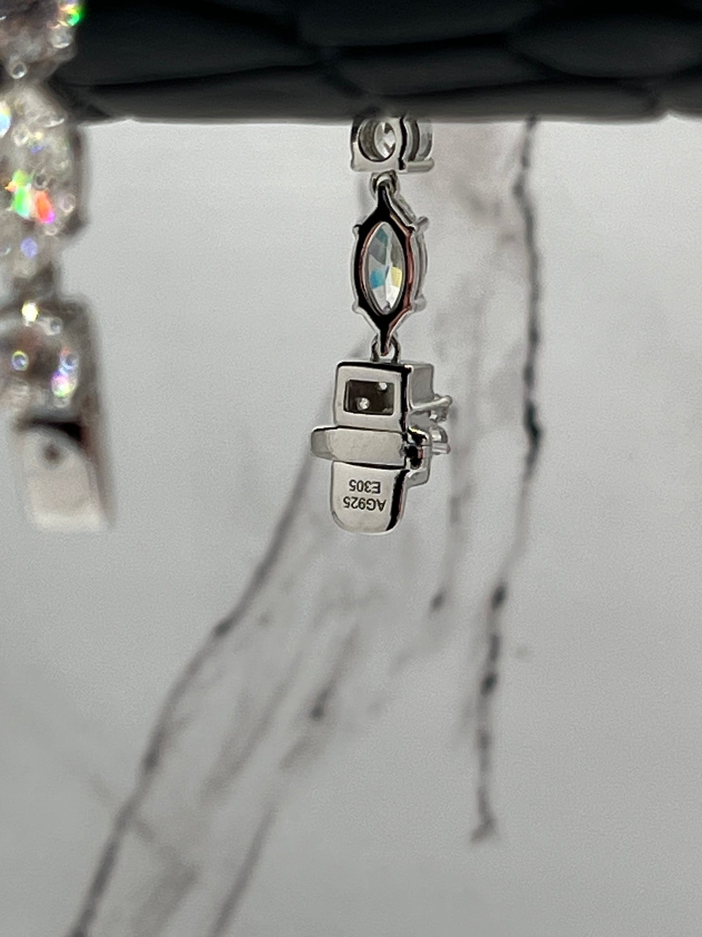 Simulated Lab Sapphire Marquise & Round Tennis Bracelet