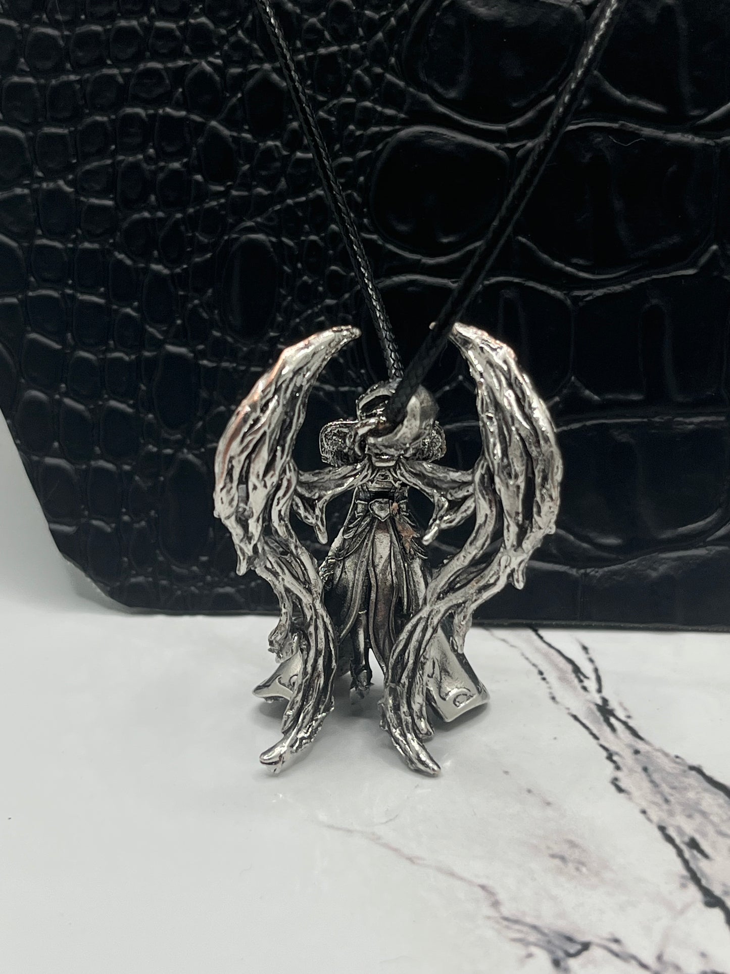 Reaper pendant silver plated