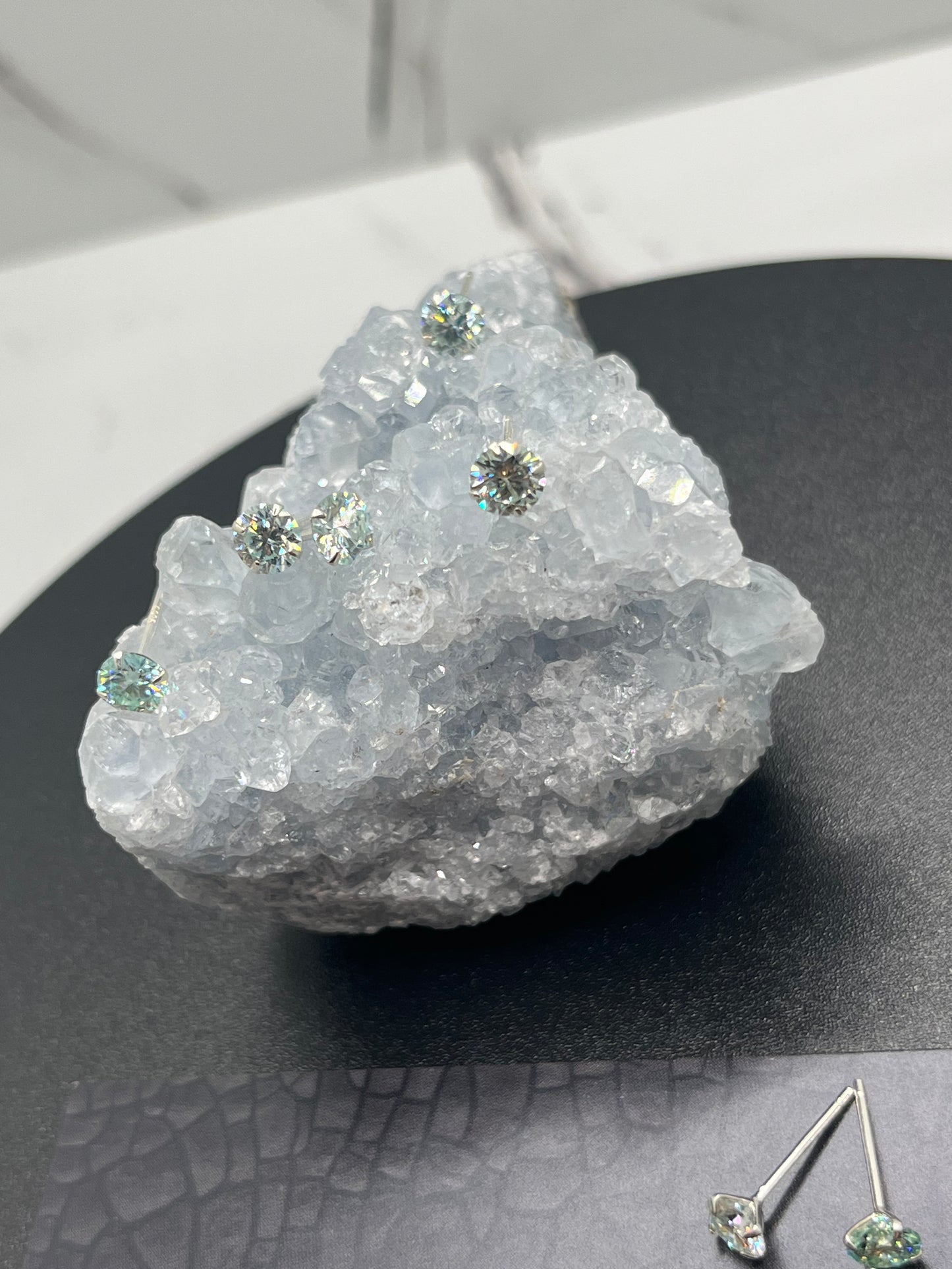 .925 .5 Ct Moissanite Earring