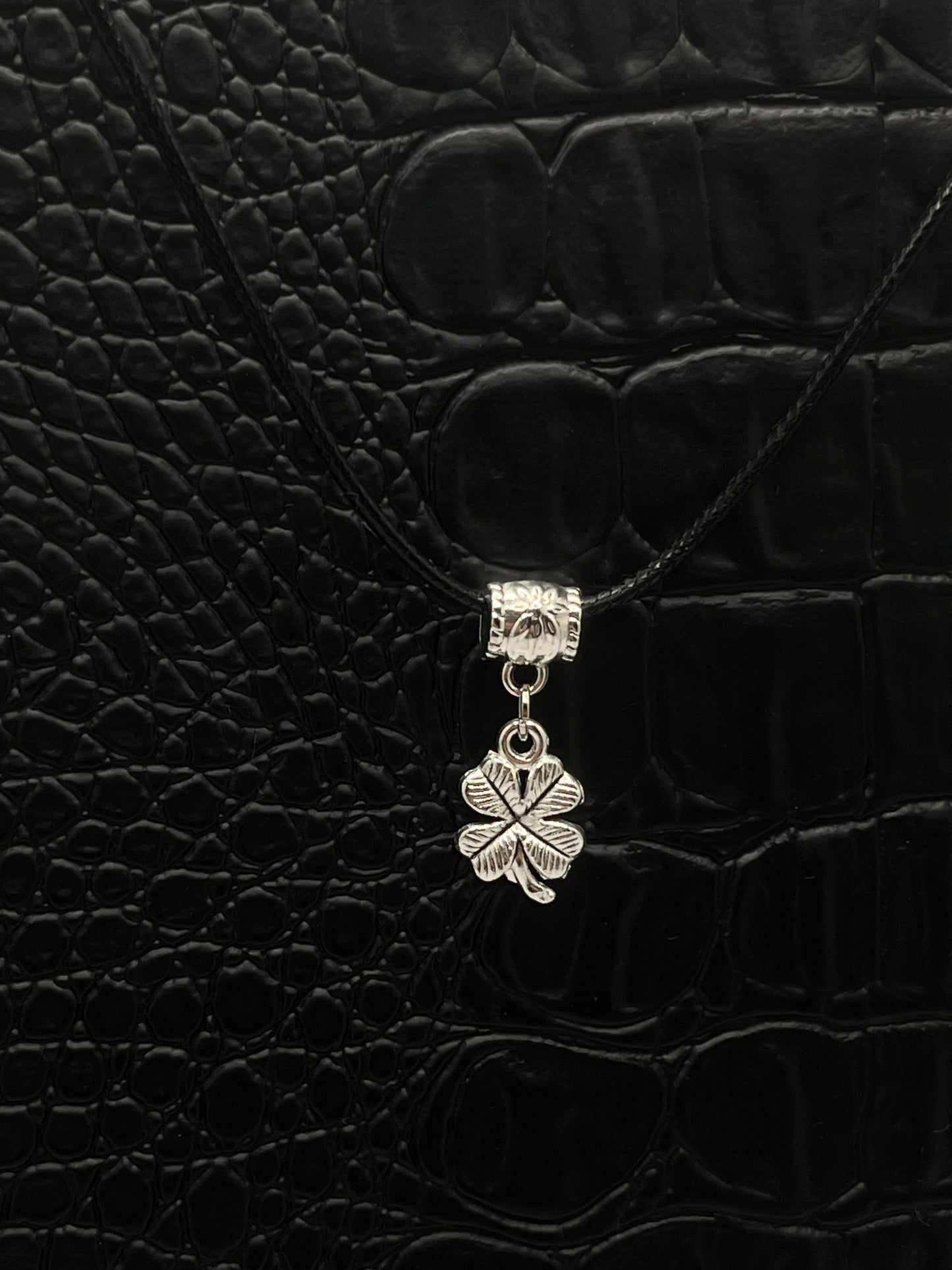 Lucky Four Leaf Clover Charm Necklace