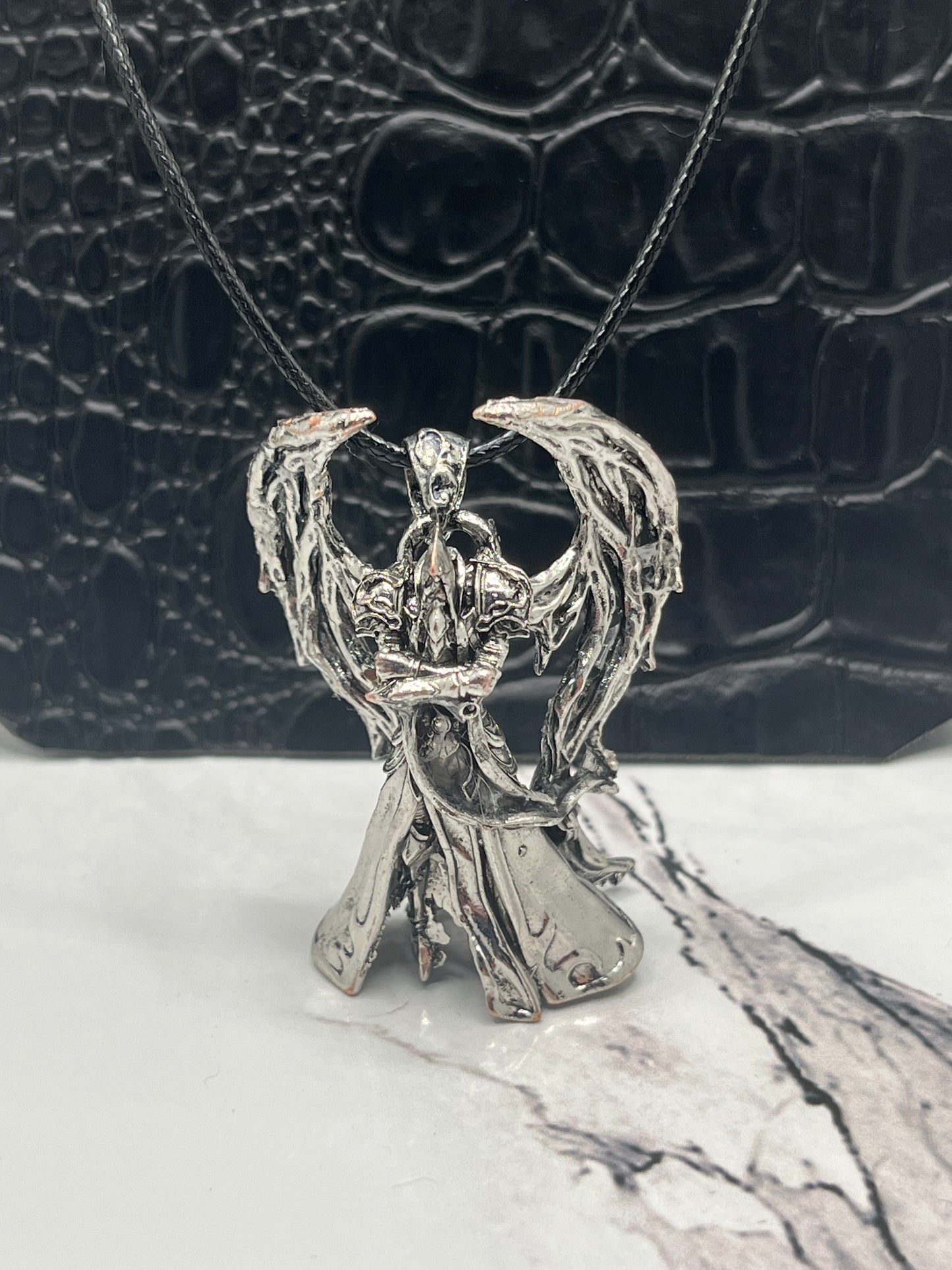 Reaper pendant silver plated