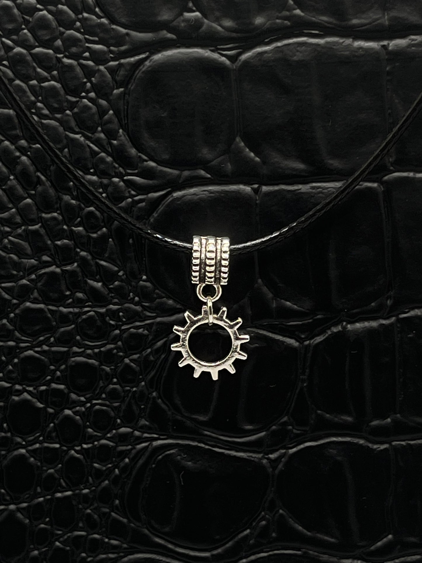 Gear Charm Necklace
